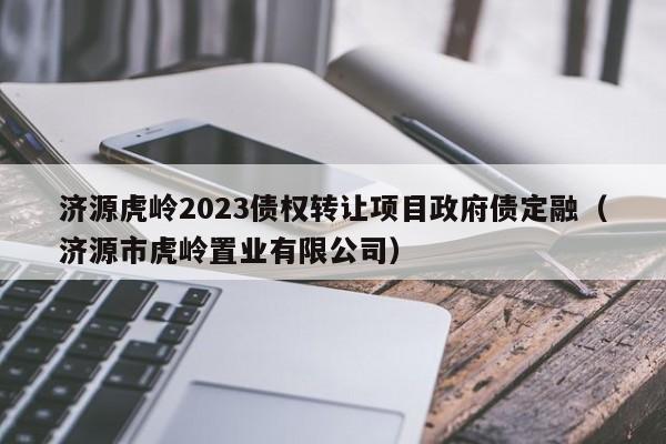 济源虎岭2023债权转让项目政府债定融（济源市虎岭置业有限公司）