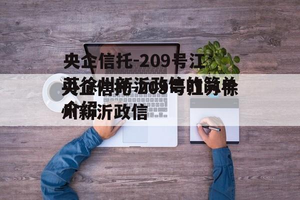 央企信托-209号江苏徐州新沂政信的简单介绍