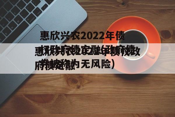 惠欣兴农2022年债权政府债定融(政府债券被称为无风险)