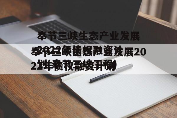 奉节三峡生态产业发展2022年债权融资计划(奉节三峡工程)