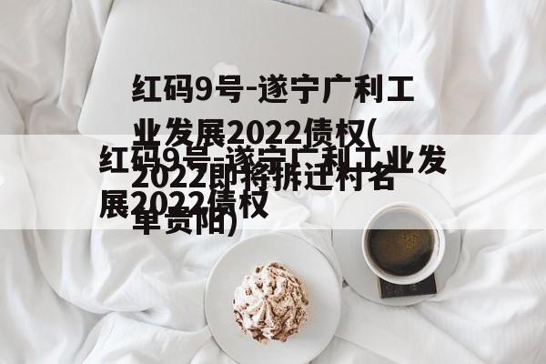 红码9号-遂宁广利工业发展2022债权(2022即将拆迁村名单贵阳)