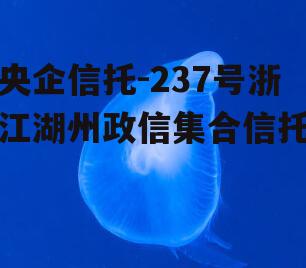 央企信托-237号浙江湖州政信集合信托