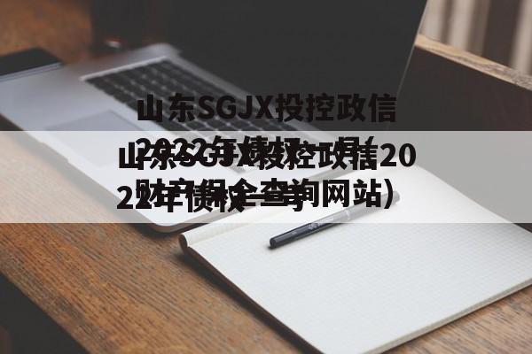 山东SGJX投控政信2022年债权一号(财产保全查询网站)