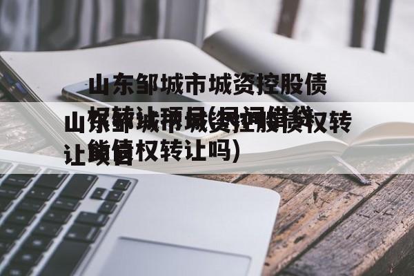 山东邹城市城资控股债权转让项目(民间借贷能债权转让吗)