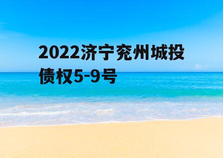 2022济宁兖州城投债权5-9号