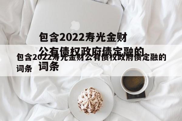 包含2022寿光金财公有债权政府债定融的词条