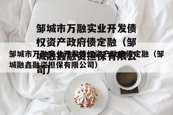 邹城市万融实业开发债权资产政府债定融（邹城融鑫融资担保有限公司）