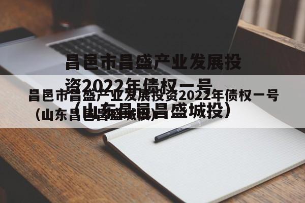 昌邑市昌盛产业发展投资2022年债权一号（山东昌邑昌盛城投）