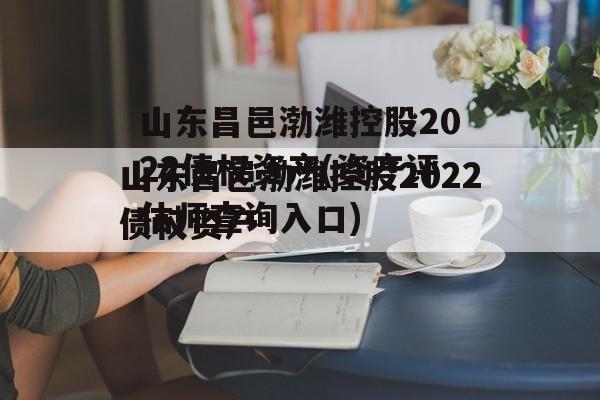 山东昌邑渤潍控股2022债权资产(资产评估师查询入口)