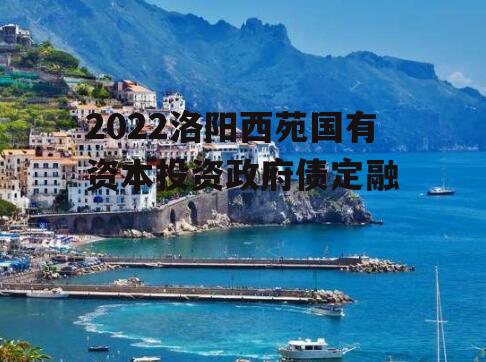 2022洛阳西苑国有资本投资政府债定融