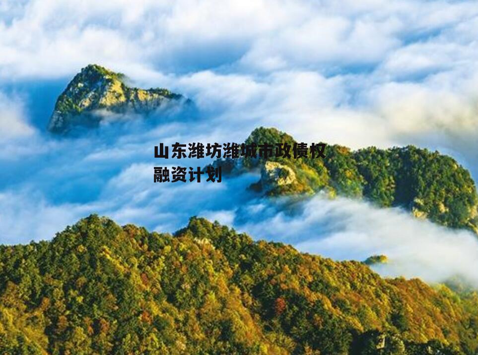 山东潍坊潍城市政债权融资计划