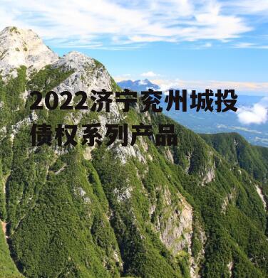 2022济宁兖州城投债权系列产品