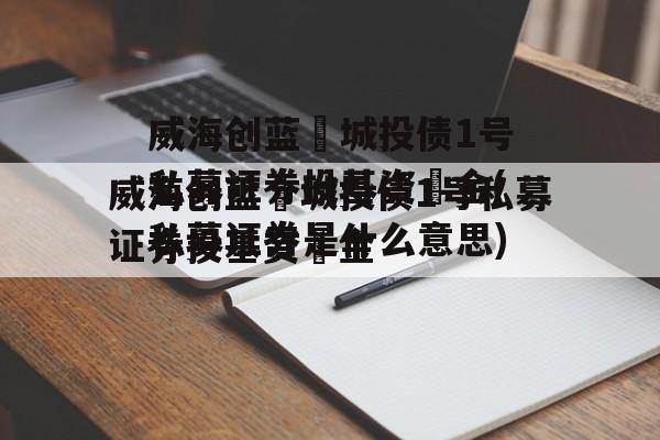 威海创蓝‬城投债1号私募证券投基资‬金(私募证券是什么意思)