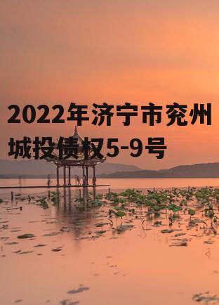 2022年济宁市兖州城投债权5-9号