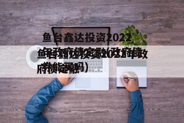 鱼台鑫达投资2022年政府债定融(政府债券能买吗)