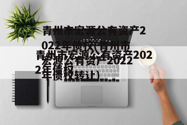 青州市宏源公有资产2022年债权(青州市宏源公有资产2022年债权转让)