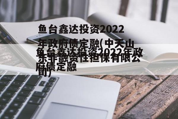 鱼台鑫达投资2022年政府债定融(中天山东非融资性担保有限公司)