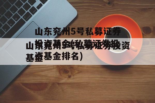 山东兖州5号私募证券投资基金(私募证券投资基金排名)