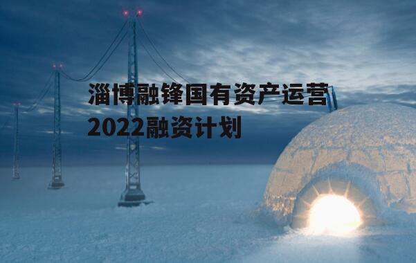 淄博融锋国有资产运营2022融资计划