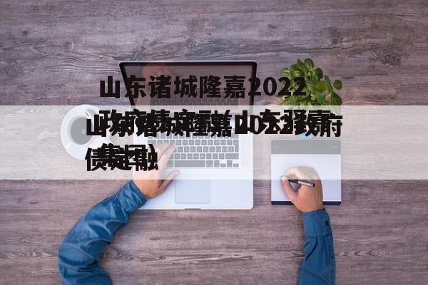 山东诸城隆嘉2022政府债定融(山东驿嘉集团)