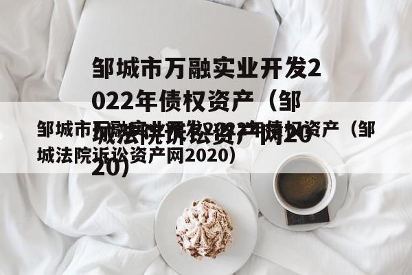 邹城市万融实业开发2022年债权资产（邹城法院诉讼资产网2020）