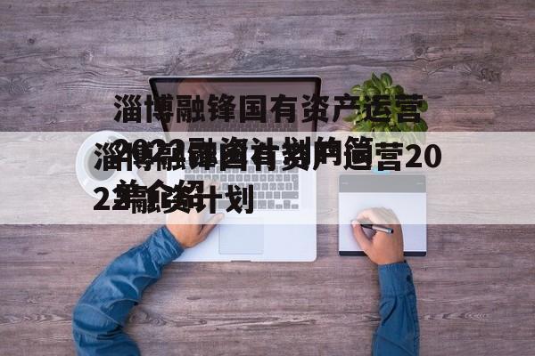 淄博融锋国有资产运营2022融资计划的简单介绍