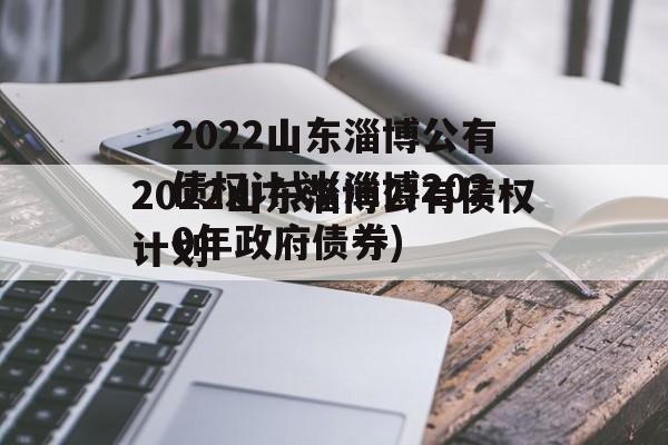 2022山东淄博公有债权计划(淄博2020年政府债券)