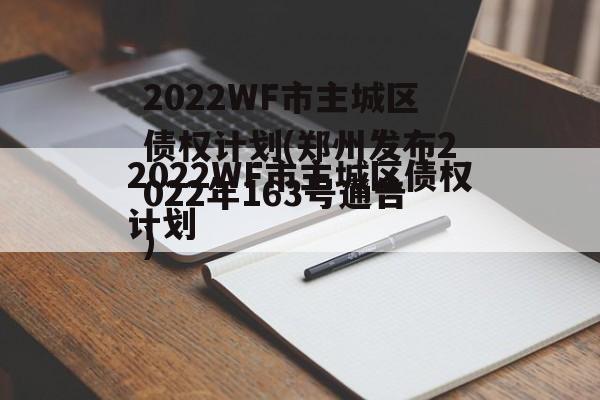 2022WF市主城区债权计划(郑州发布2022年163号通告)