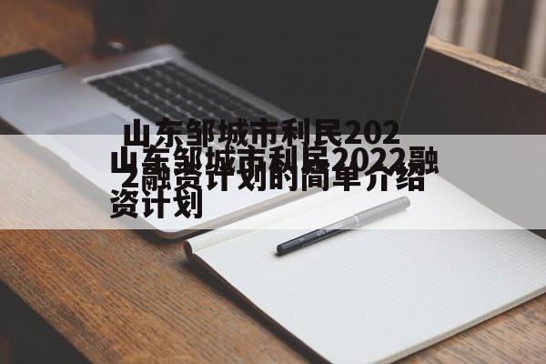 山东邹城市利民2022融资计划的简单介绍