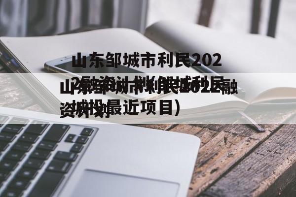 山东邹城市利民2022融资计划(邹城利民城投最近项目)