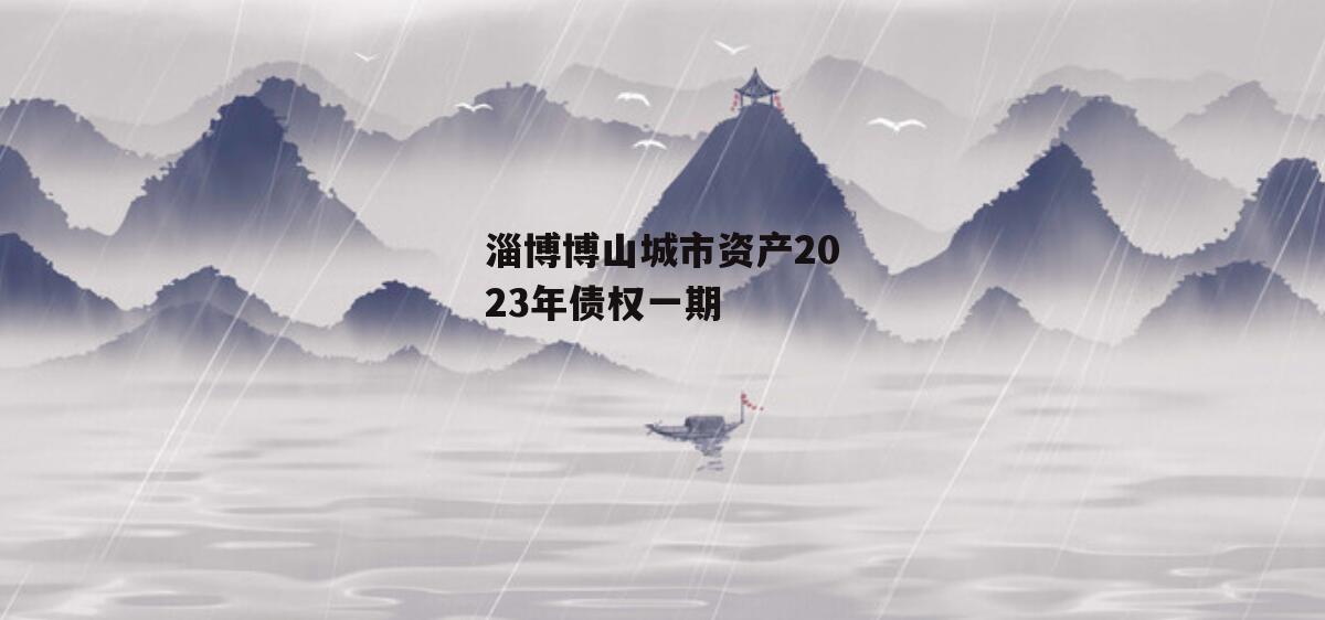 淄博博山城市资产2023年债权一期