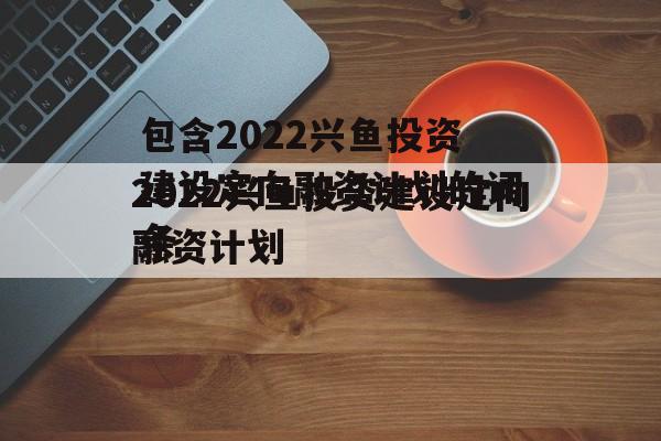 包含2022兴鱼投资建设定向融资计划的词条