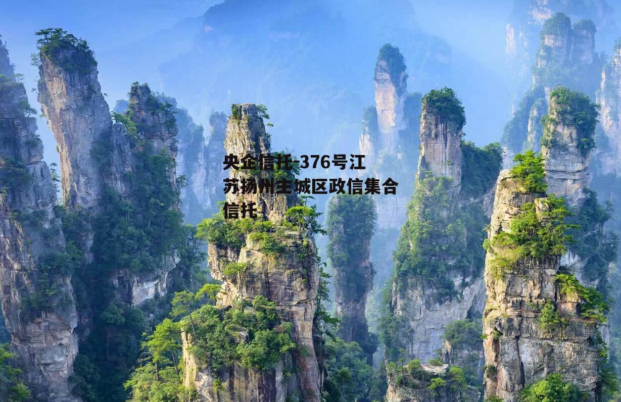 央企信托-376号江苏扬州主城区政信集合信托