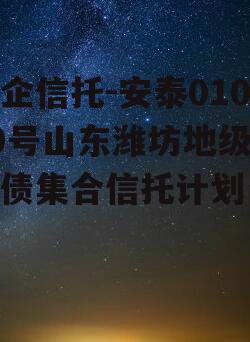 国企信托-安泰01019号山东潍坊地级市标债集合信托计划