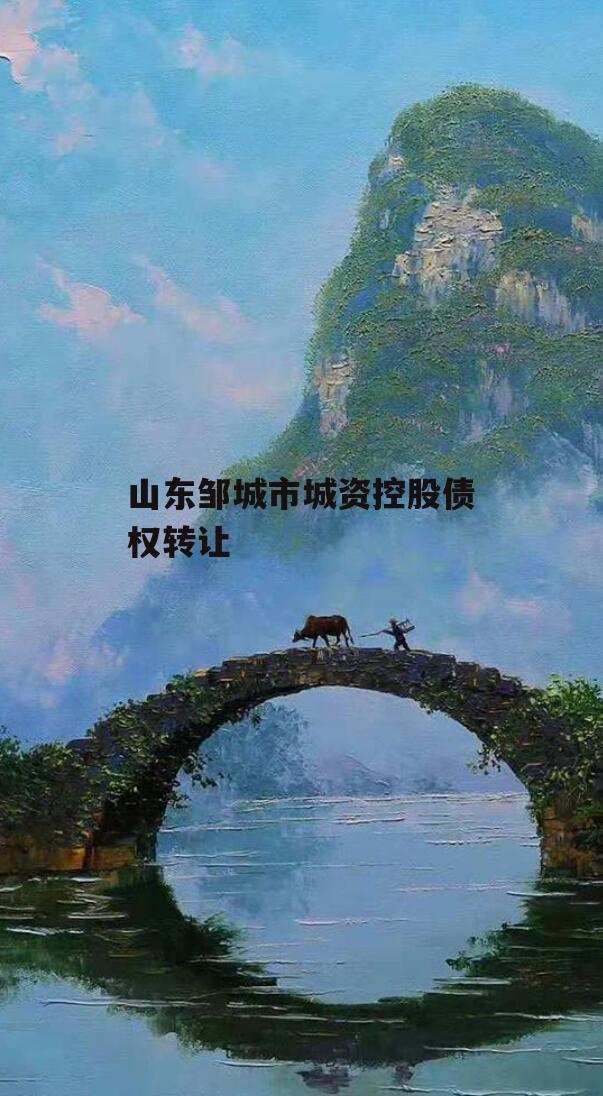 山东邹城市城资控股债权转让