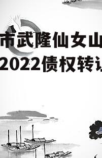 重庆市武隆仙女山新区开发2022债权转让项目