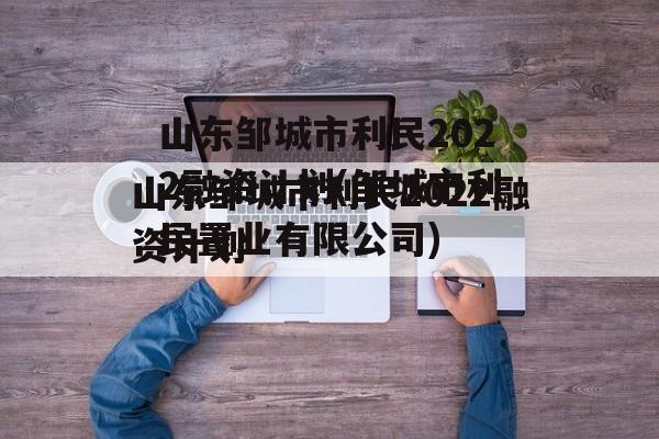 山东邹城市利民2022融资计划(邹城市利民置业有限公司)