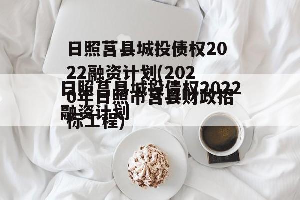 日照莒县城投债权2022融资计划(2020年日照市莒县财政招标工程)