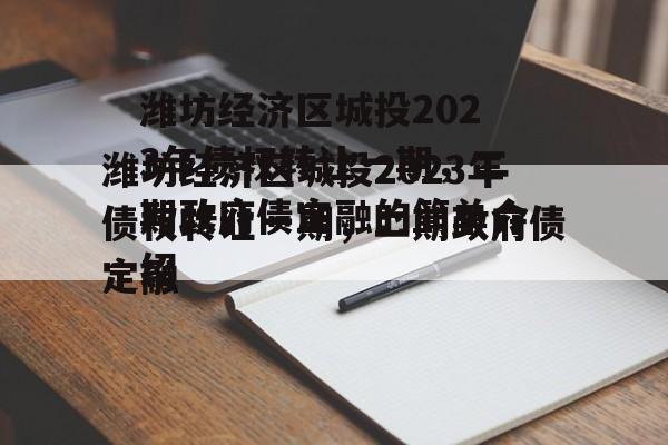 潍坊经济区城投2023年债权转让一期，二期政府债定融的简单介绍