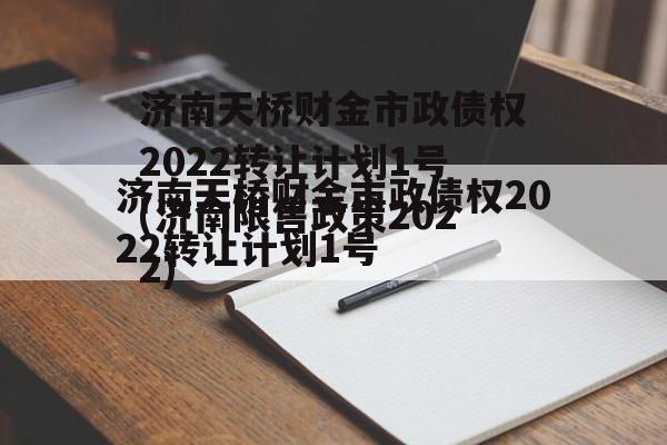 济南天桥财金市政债权2022转让计划1号(济南限售政策2022)