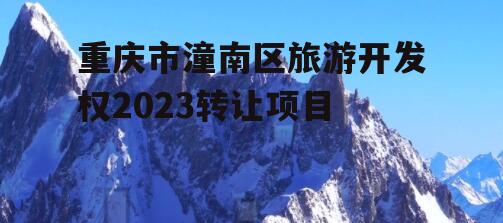 重庆市潼南区旅游开发权2023转让项目