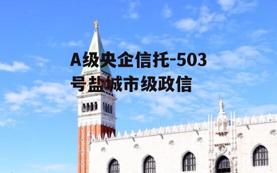 A级央企信托-503号盐城市级政信