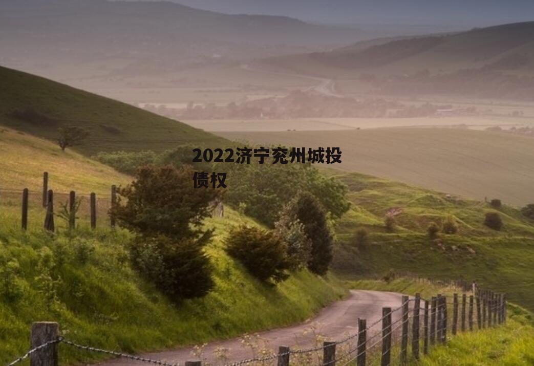 2022济宁兖州城投债权