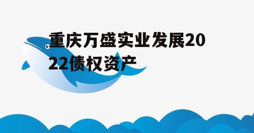 重庆万盛实业发展2022债权资产