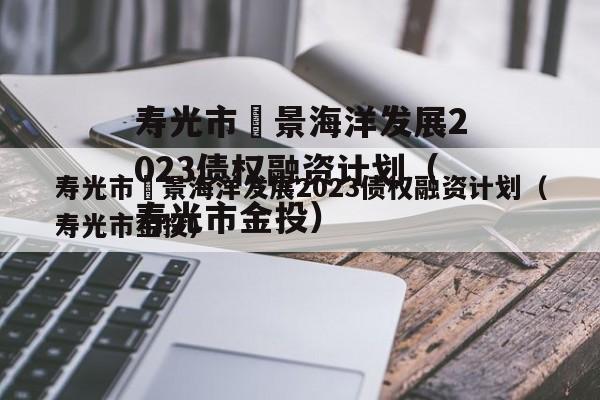 寿光市昇景海洋发展2023债权融资计划（寿光市金投）