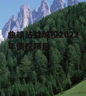 曲靖沾益城投2022年债权项目