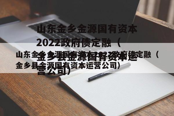 山东金乡金源国有资本2022政府债定融（金乡县金源国有资本运营公司）