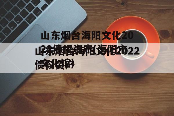 山东烟台海阳文化2022债权资产(海阳市文化馆)