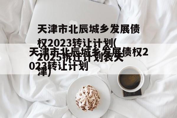 天津市北辰城乡发展债权2023转让计划(2025拆迁计划表天津)