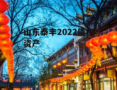 山东泰丰2022债权资产